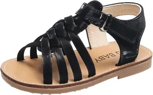 Girl Summer Cute Wrap Toe Sandals Toddler Soft Flat Beach Sandal Kids Lightweight Outdoor Indoor Holiday Shoes