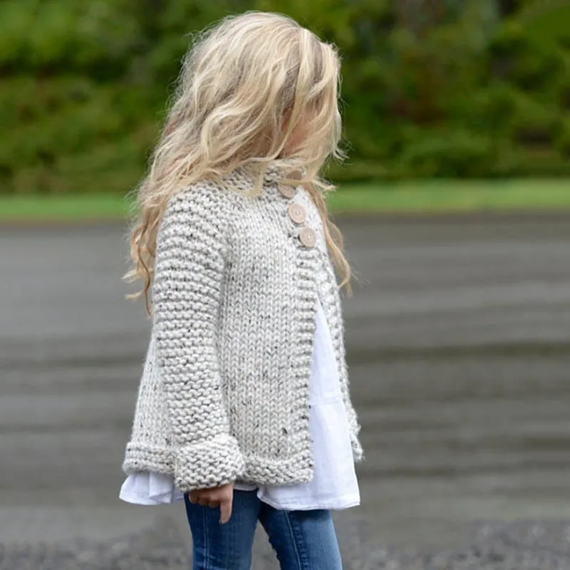 Girl's Cardigan Sweater Coat - GlamzLife