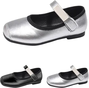 Girls Mary Jane Shoes Toddler Little Girls Dress Shoes Ballet Flats for Wedding Party School Uniform Shoes