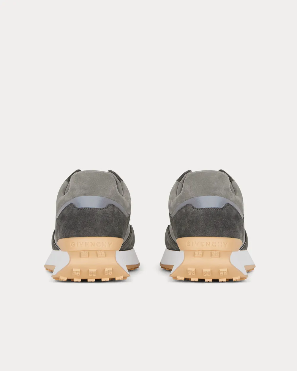 GIV Runner Suede & Leather Light Grey / Dark Grey Low Top Sneakers