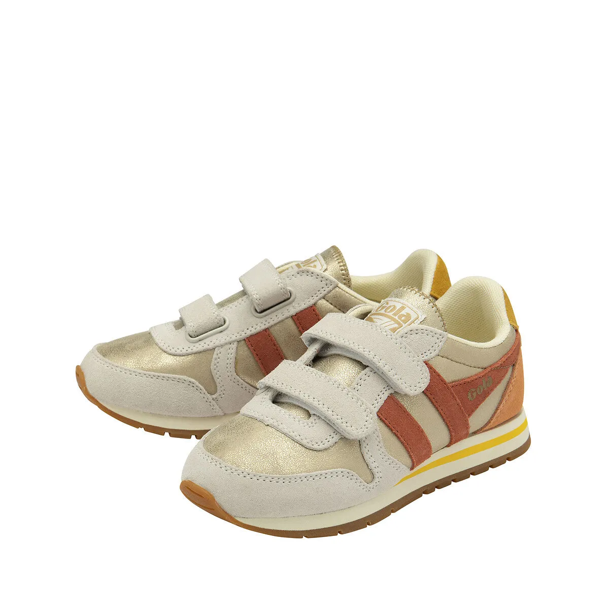 GOLA DAYTONA BLAZE STRAP  Or Orange Sneakers Baskets