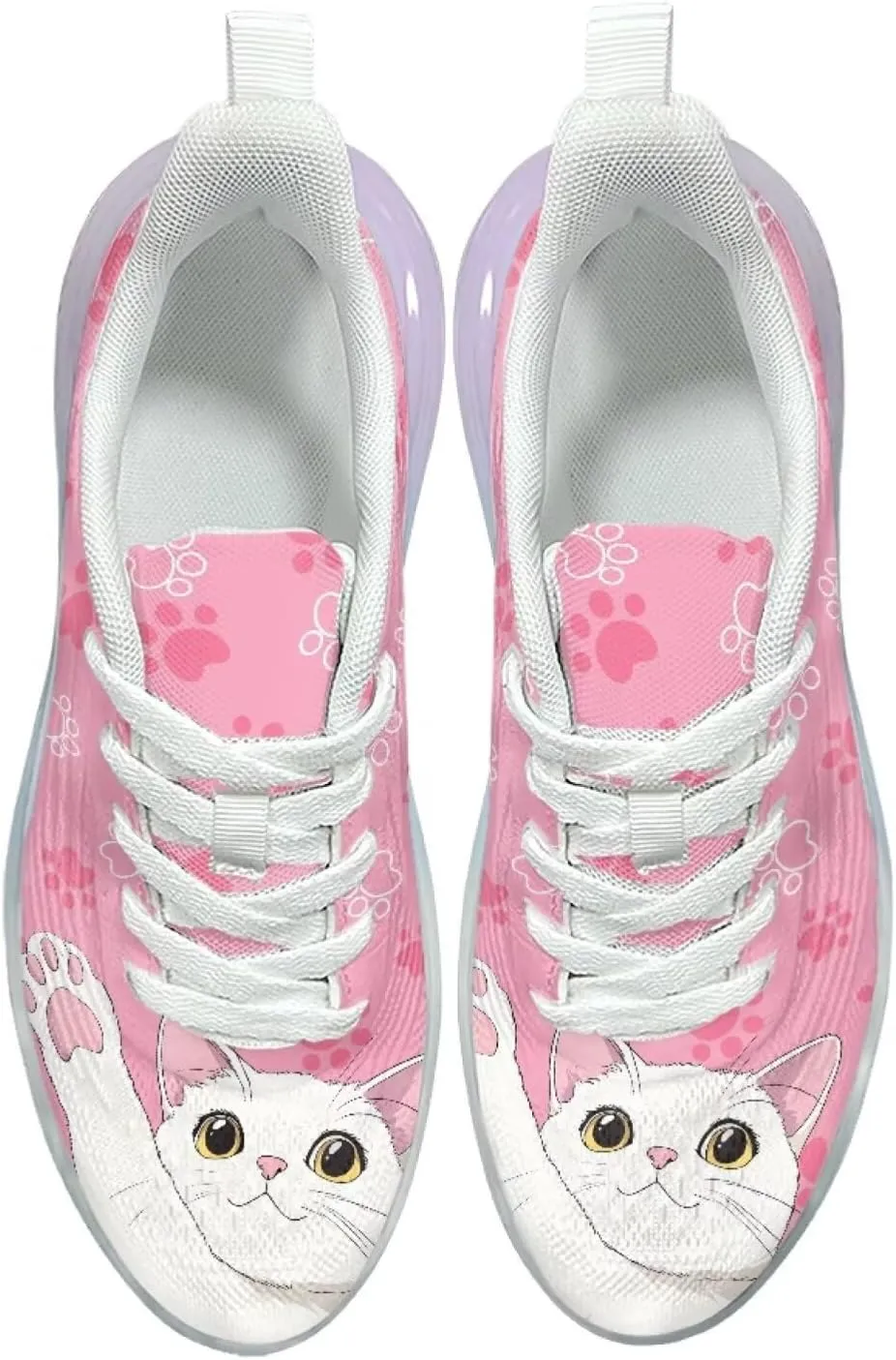 GOSTONG Women's Air Cushion Running Shoes Lightweight Non-Slip Sports Sneakers for Gym Jogging & Outdoor Activities Breathable Comfort Size 6-11