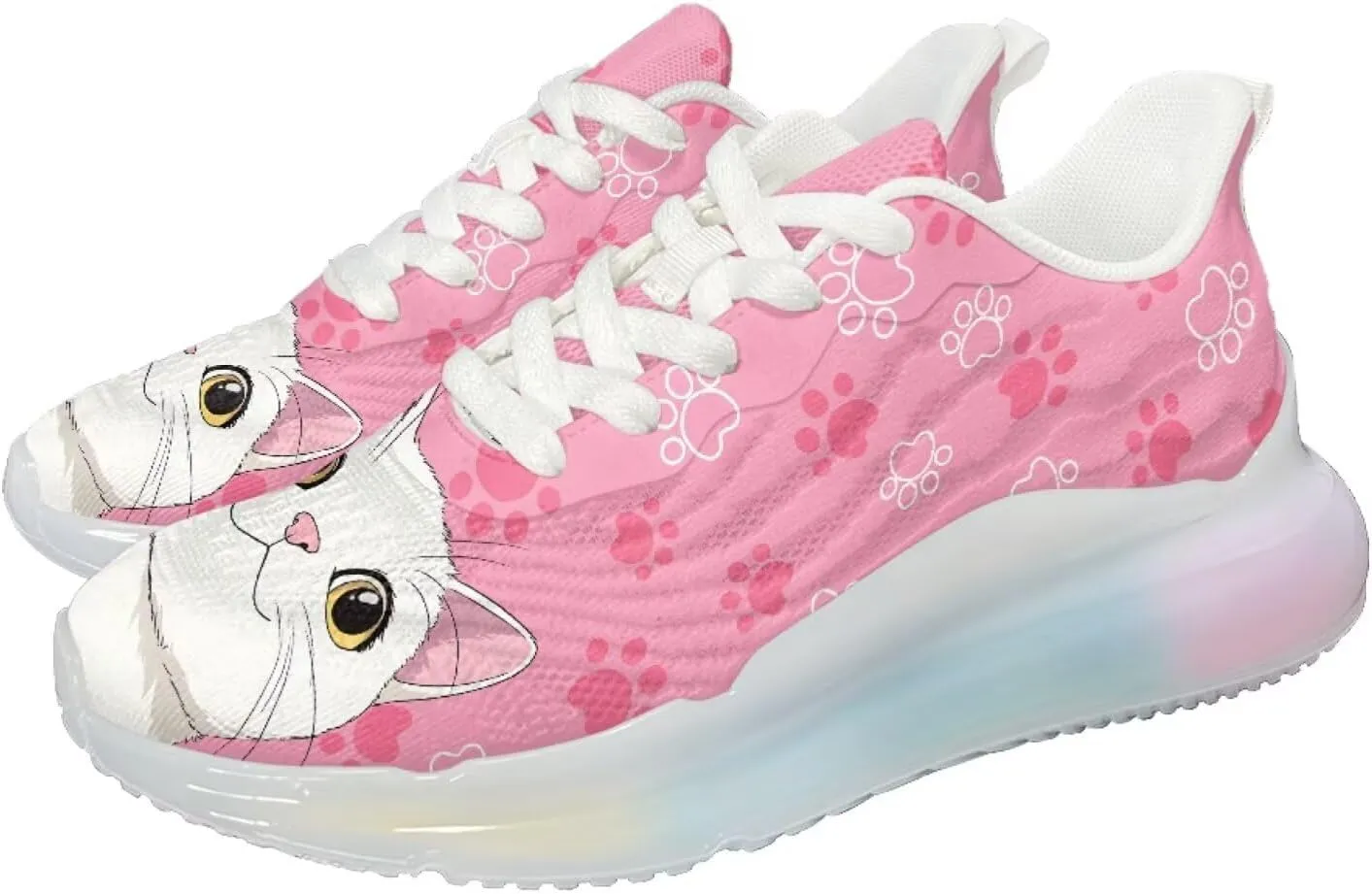 GOSTONG Women's Air Cushion Running Shoes Lightweight Non-Slip Sports Sneakers for Gym Jogging & Outdoor Activities Breathable Comfort Size 6-11