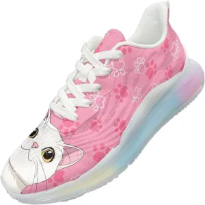 GOSTONG Women's Air Cushion Running Shoes Lightweight Non-Slip Sports Sneakers for Gym Jogging & Outdoor Activities Breathable Comfort Size 6-11