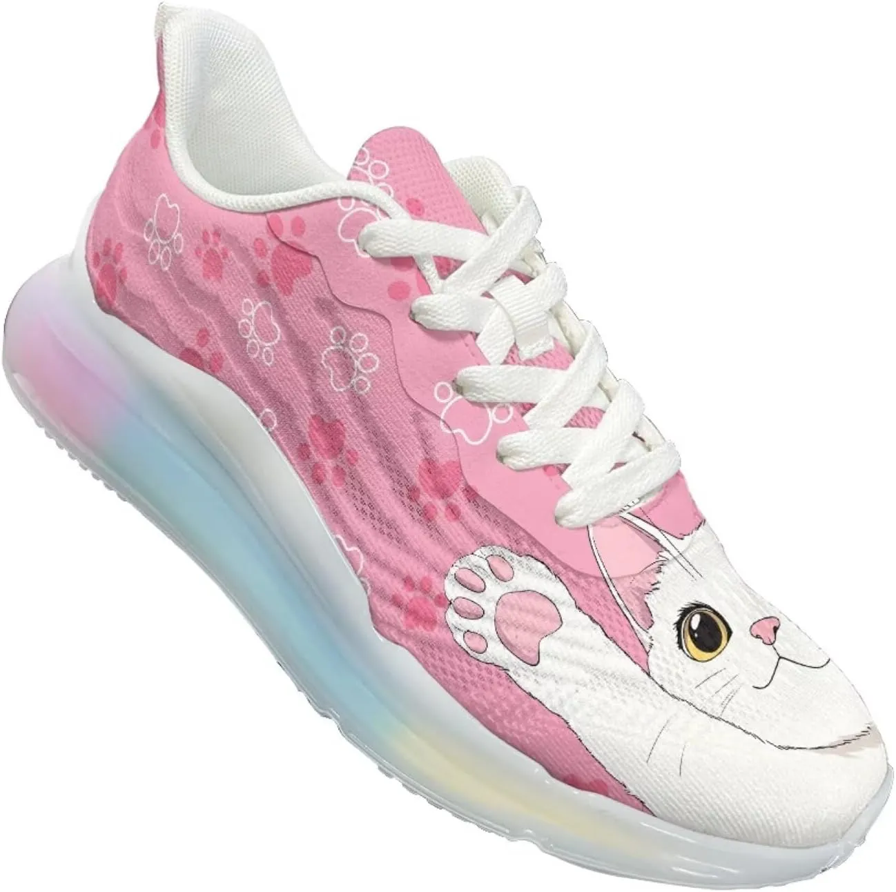 GOSTONG Women's Air Cushion Running Shoes Lightweight Non-Slip Sports Sneakers for Gym Jogging & Outdoor Activities Breathable Comfort Size 6-11
