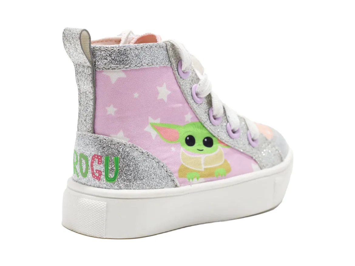 Grogu The Child Star Wars Toddler Girls High-Top Sneaker