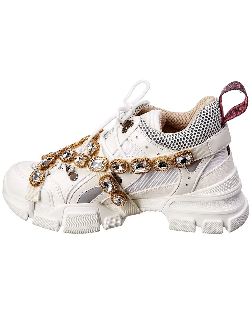 Gucci Flashtrek Leather & Mesh Sneaker