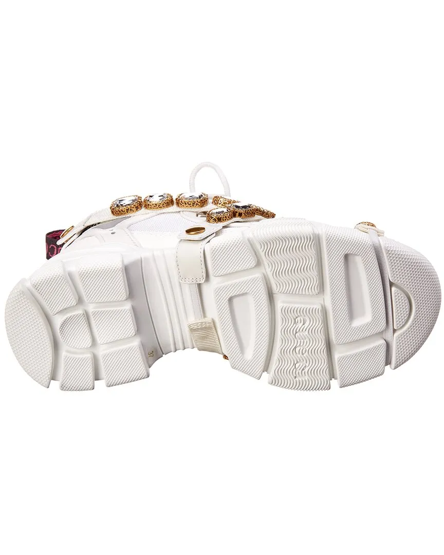 Gucci Flashtrek Leather & Mesh Sneaker