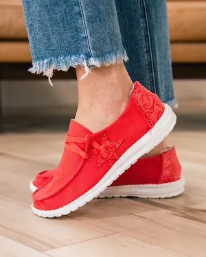 Gypsy Jazz Stella Slip on Sneakers - Coral FINAL SALE