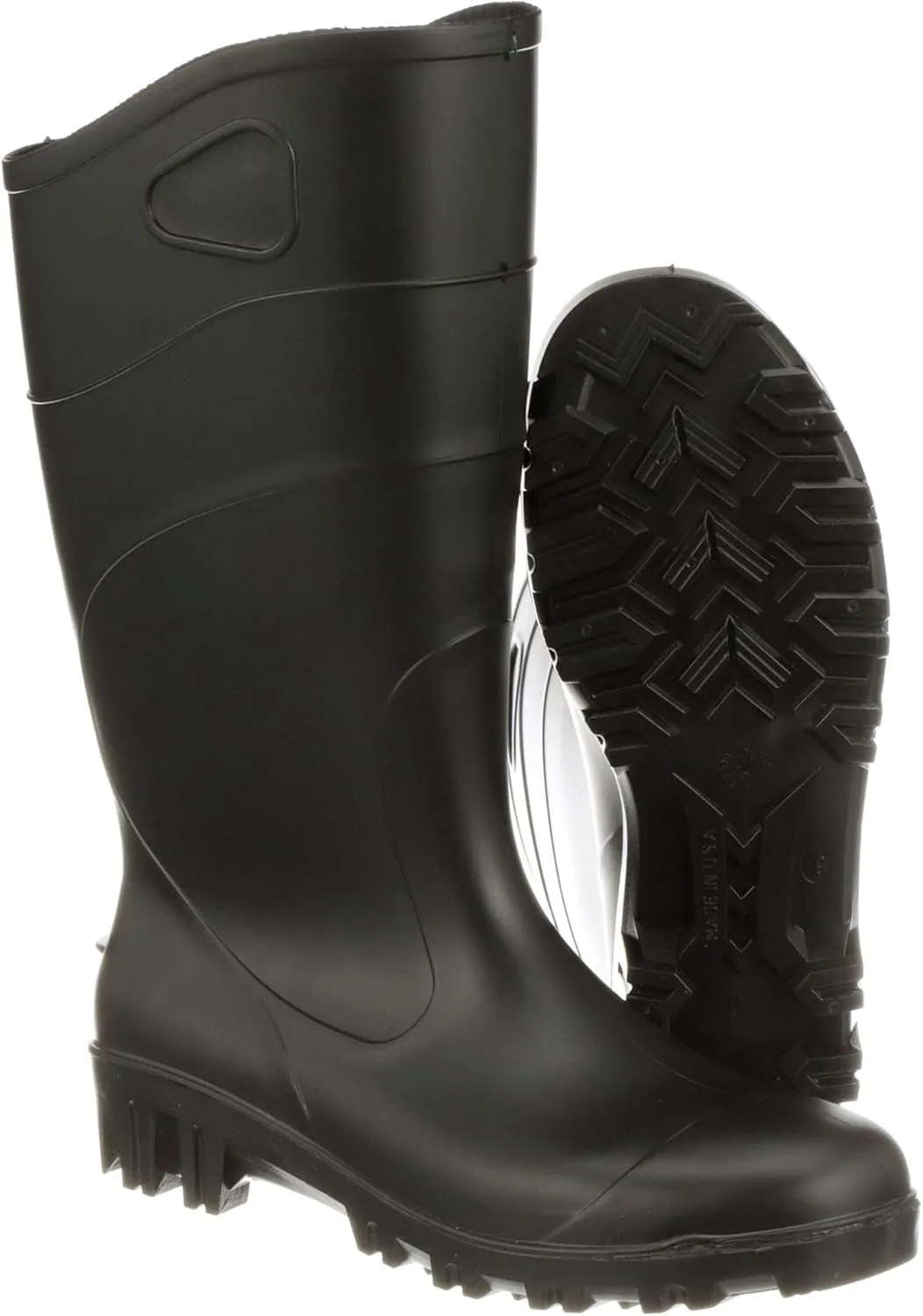 Heartland All Purpose 15 Waterproof Work Boots for Men and Women - Lightweight, Flexible Modern PVC Boots with Easy On/Off, Slip-Resistant Outsoles