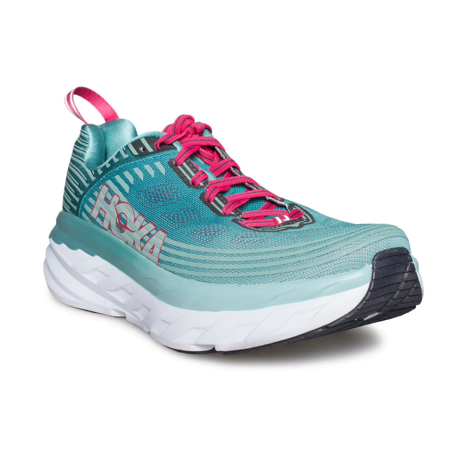 HOKA ONE ONE Bondi 6 Canton / Green-Blue Slate Running Shoes - Women's