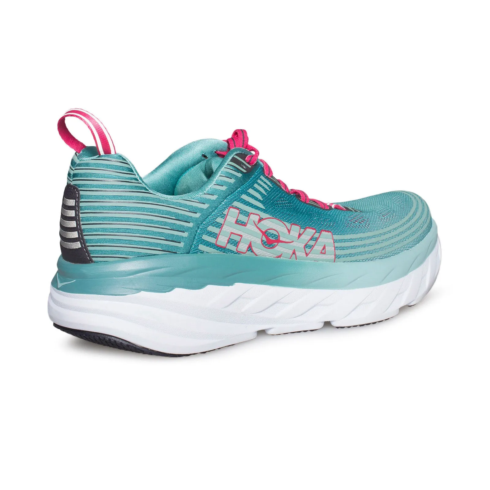HOKA ONE ONE Bondi 6 Canton / Green-Blue Slate Running Shoes - Women's