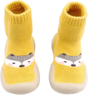Infant Shoes,Casual Socks Toddler Baby Soft First Indoor Cartoon Elastic Shoes Infant Walkers Baby Shoes Work Shoes