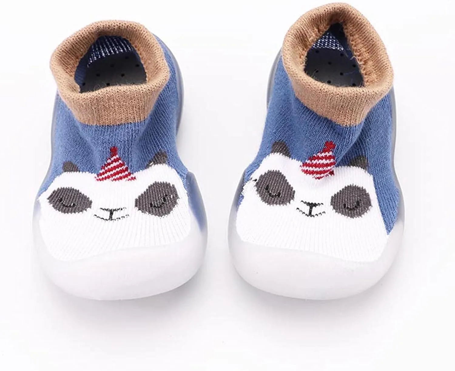 JINCAIHONG Toddler Socks Shoes Baby Walking Slip on Sneakers Indoor Fuzzy Non Slip Slipper Socks with Soft Sole