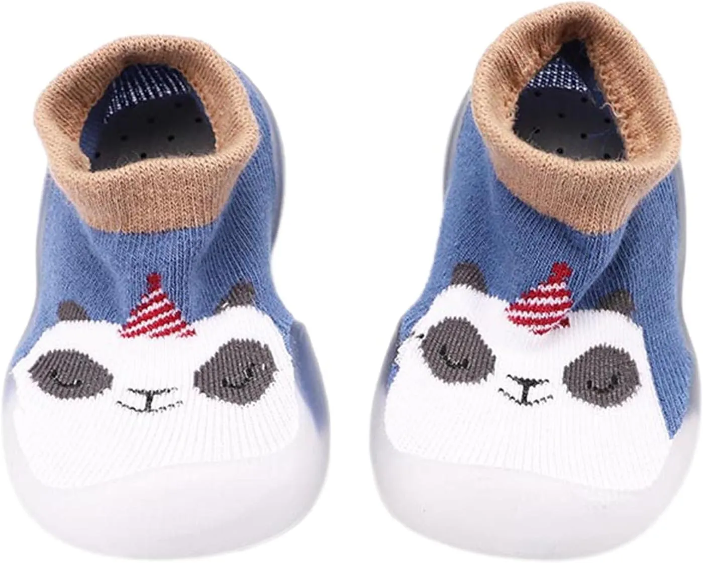 JINCAIHONG Toddler Socks Shoes Baby Walking Slip on Sneakers Indoor Fuzzy Non Slip Slipper Socks with Soft Sole