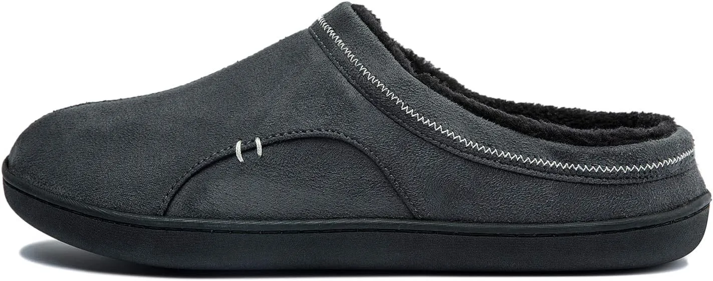 Josaywin Men's Memory Foam slippers Soft Plush Fleece Lining Slip On Indoor Outdoor House Shoes