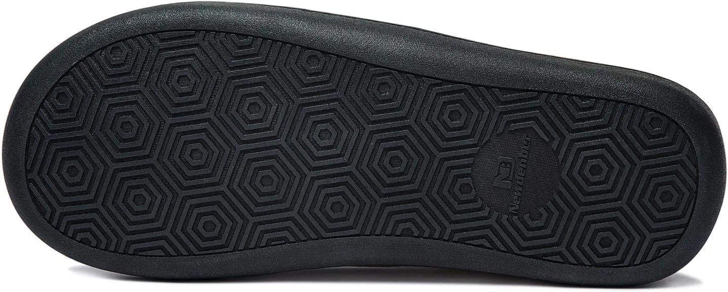 Josaywin Men's Memory Foam slippers Soft Plush Fleece Lining Slip On Indoor Outdoor House Shoes