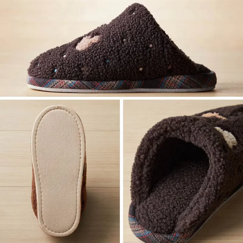 JP x BM - Chip & Dale Fluffy Boa Slippers for Adults