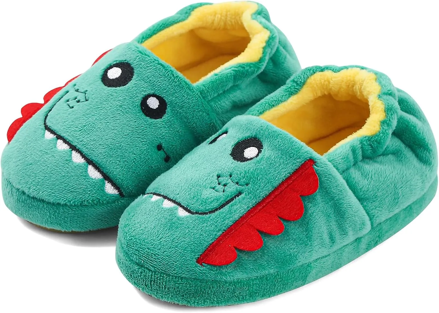 KAKU NANU Toddler Baby Slippers Cute Animal Cartoon Shoes Girls Boys Warm Fleece Winter Household Slippers