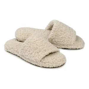Kashwere Ultra Soft Malt Plush Spa Slippers
