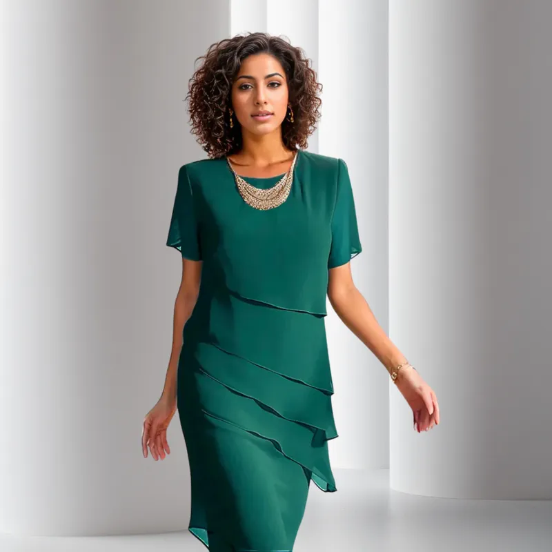 Kate™ Elegant Chiffon Dress