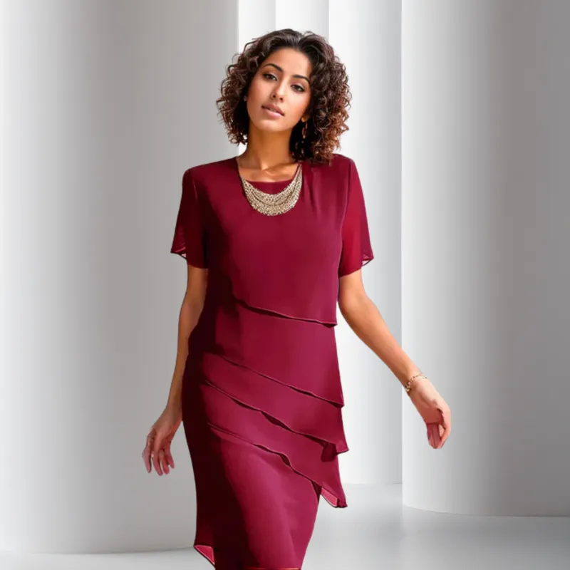 Kate™ Elegant Chiffon Dress