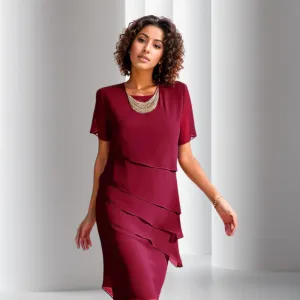 Kate™ Elegant Chiffon Dress