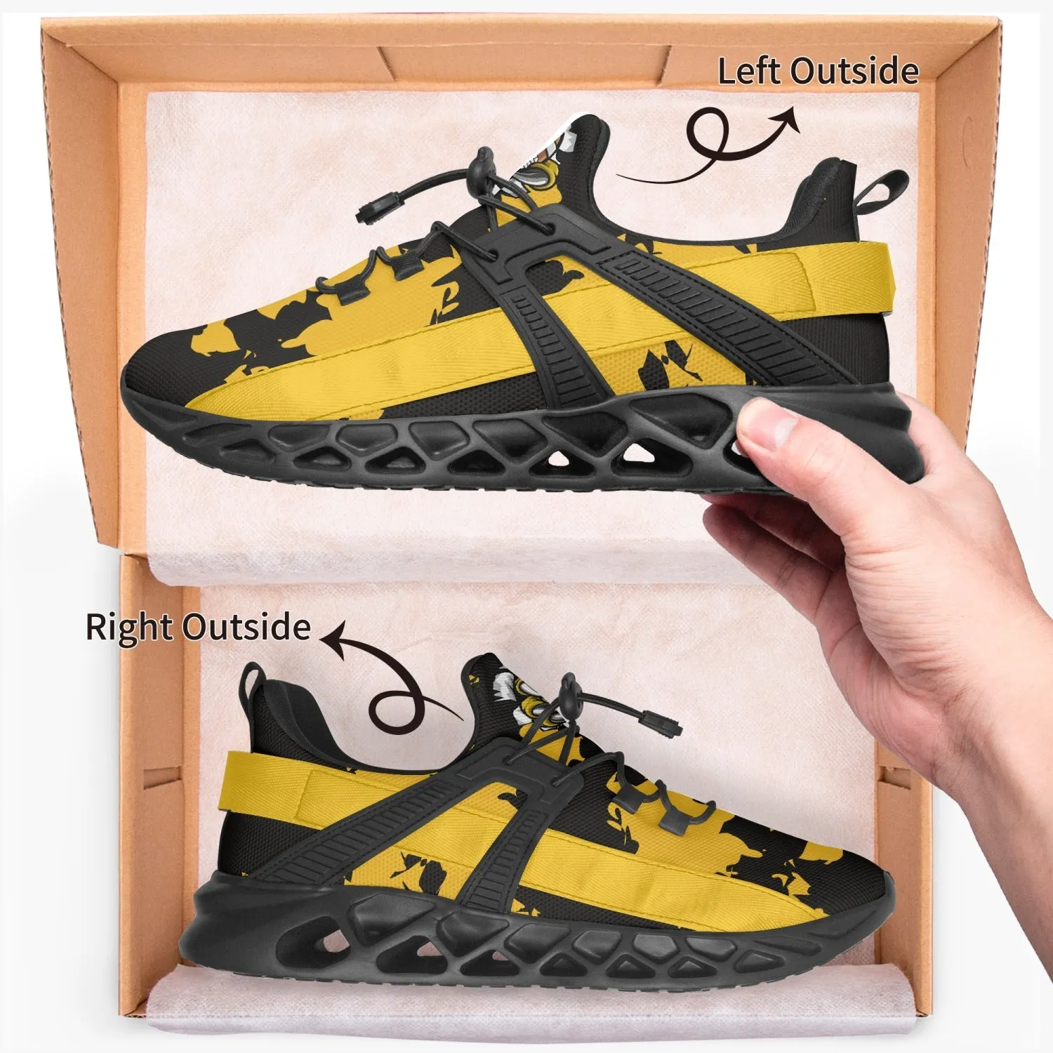 Kicxs PIT Camo Mesh Running Shoes