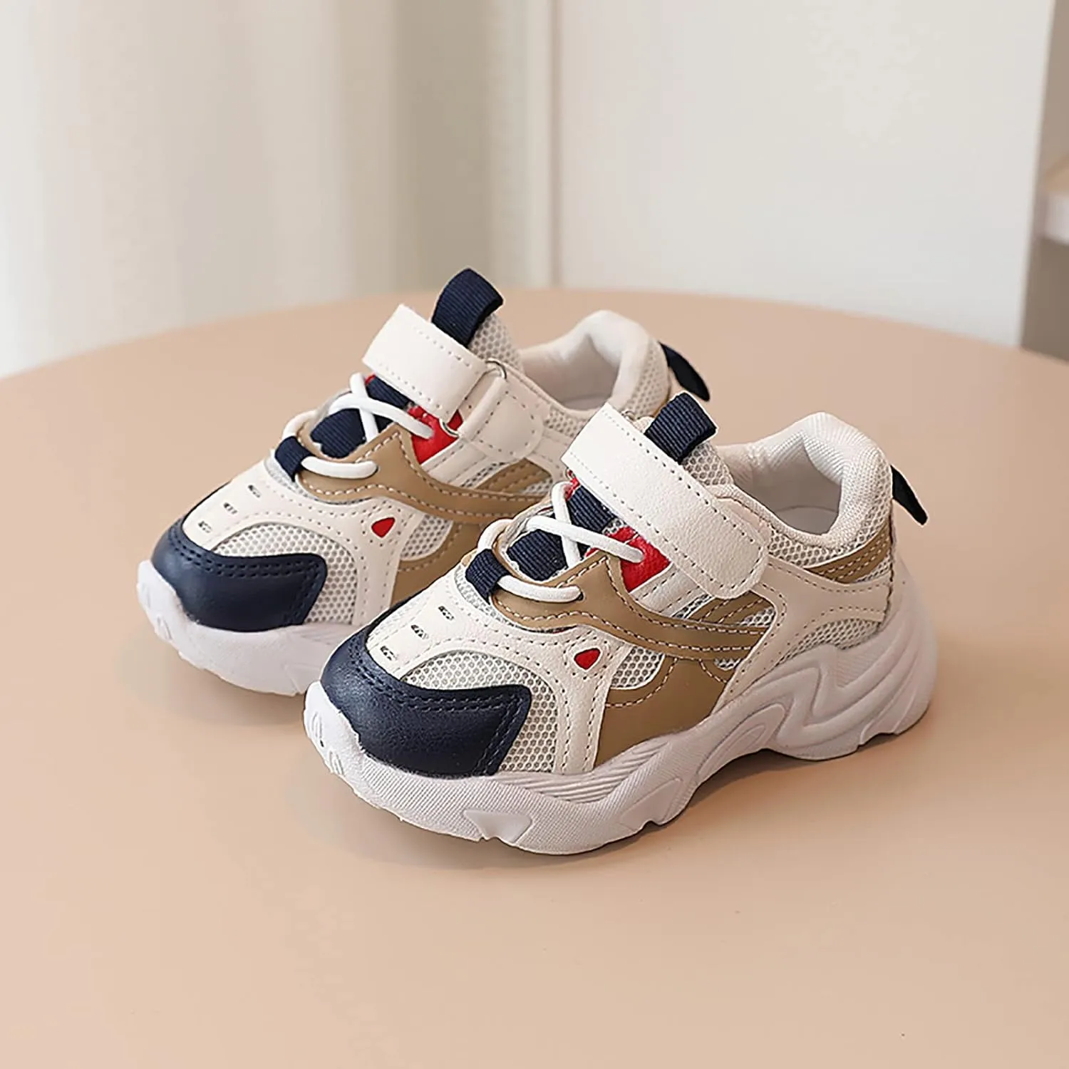 Kids Girls Boys Casual Sport Shoes Baby Mesh Breathable Platform Outdoor Strap Athletic Running Shoes