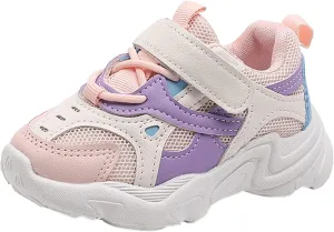 Kids Girls Boys Casual Sport Shoes Baby Mesh Breathable Platform Outdoor Strap Athletic Running Shoes
