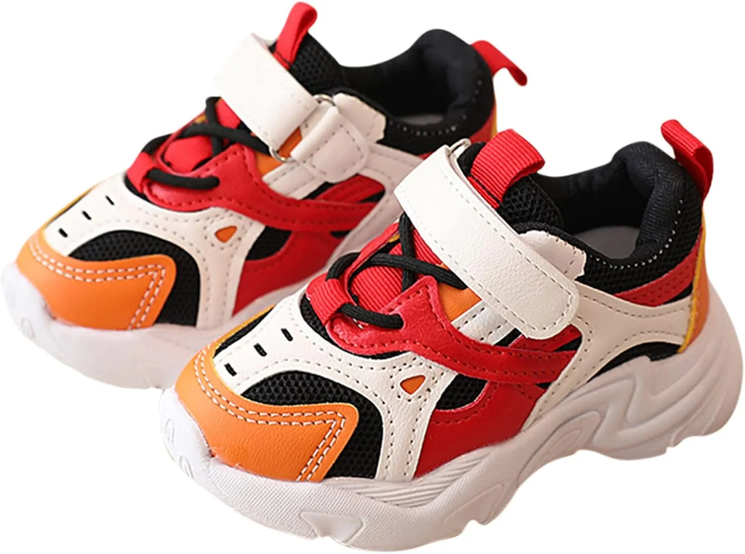 Kids Girls Boys Casual Sport Shoes Baby Mesh Breathable Platform Outdoor Strap Athletic Running Shoes