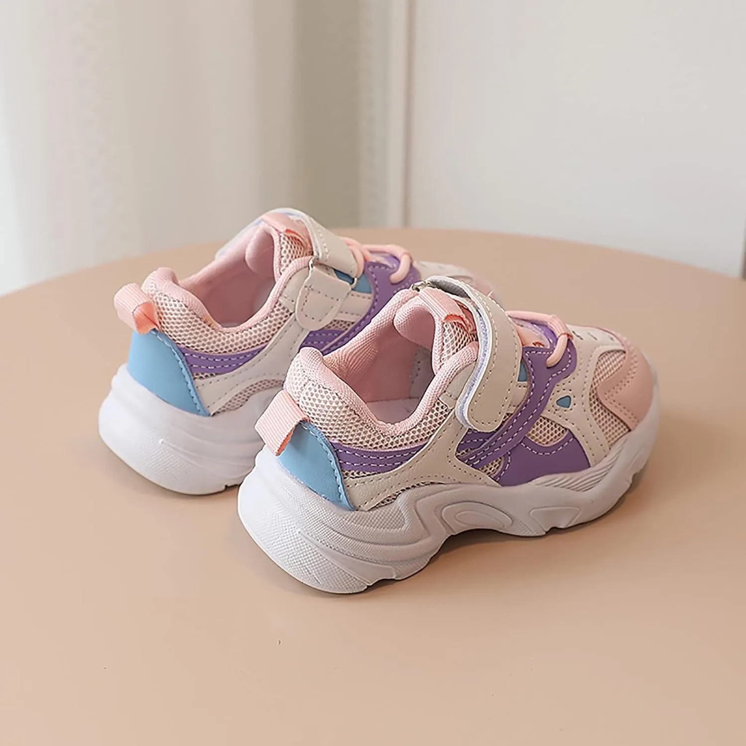 Kids Girls Boys Casual Sport Shoes Baby Mesh Breathable Platform Outdoor Strap Athletic Running Shoes