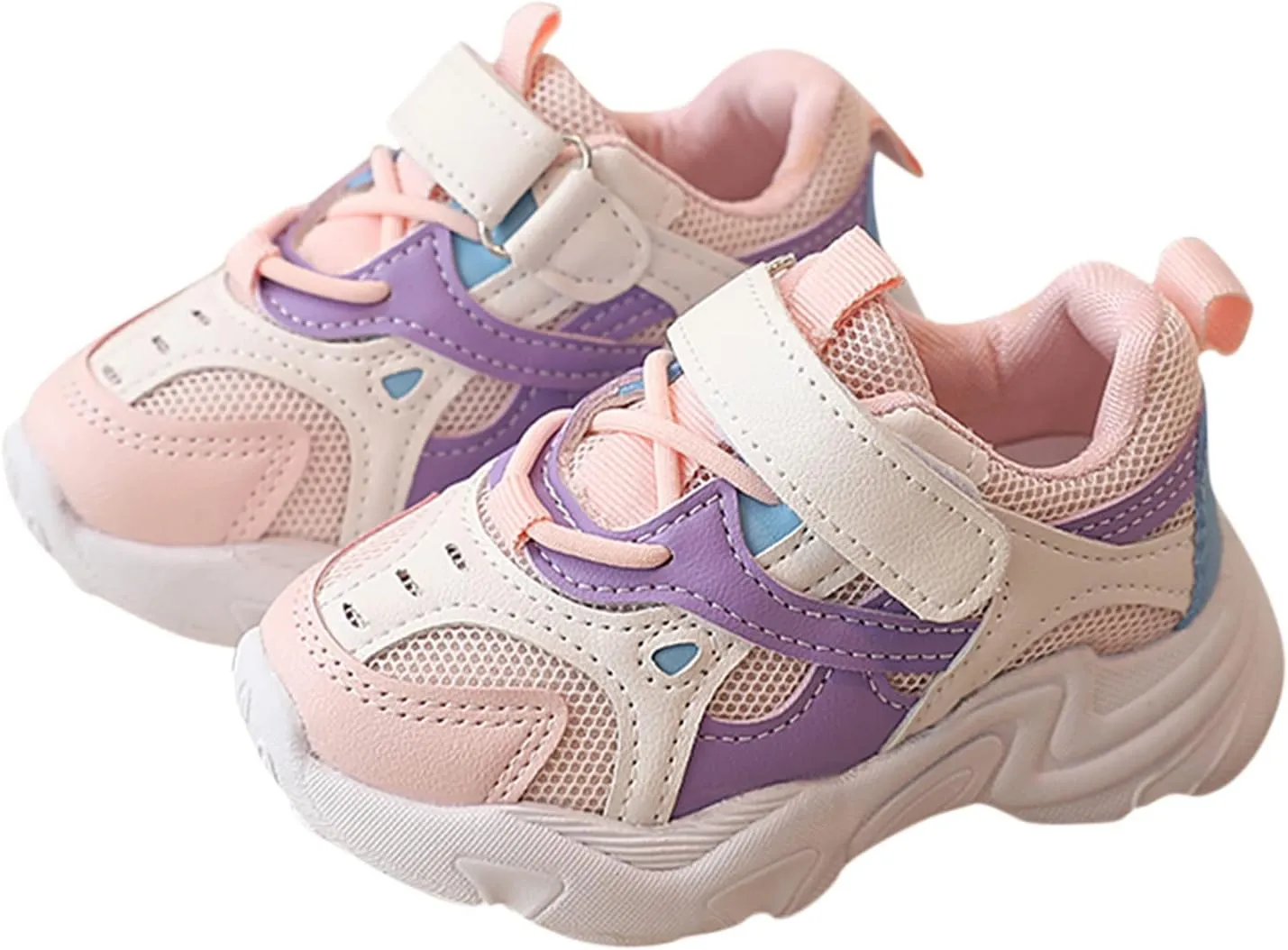 Kids Girls Boys Casual Sport Shoes Baby Mesh Breathable Platform Outdoor Strap Athletic Running Shoes