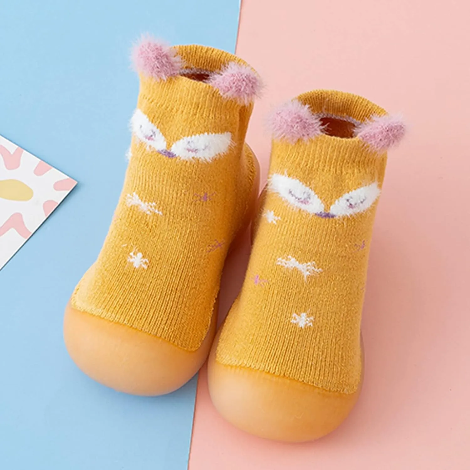 Kids Shoes Girls,Baby Shoes Sock Shoes Non-Slip First Walker Floor Shoes Soft Indoor Kids Shoes 0-3 Years