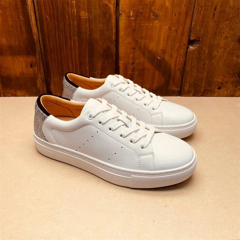 KIngsley Heath S Gem Sneaker White/Silver/White