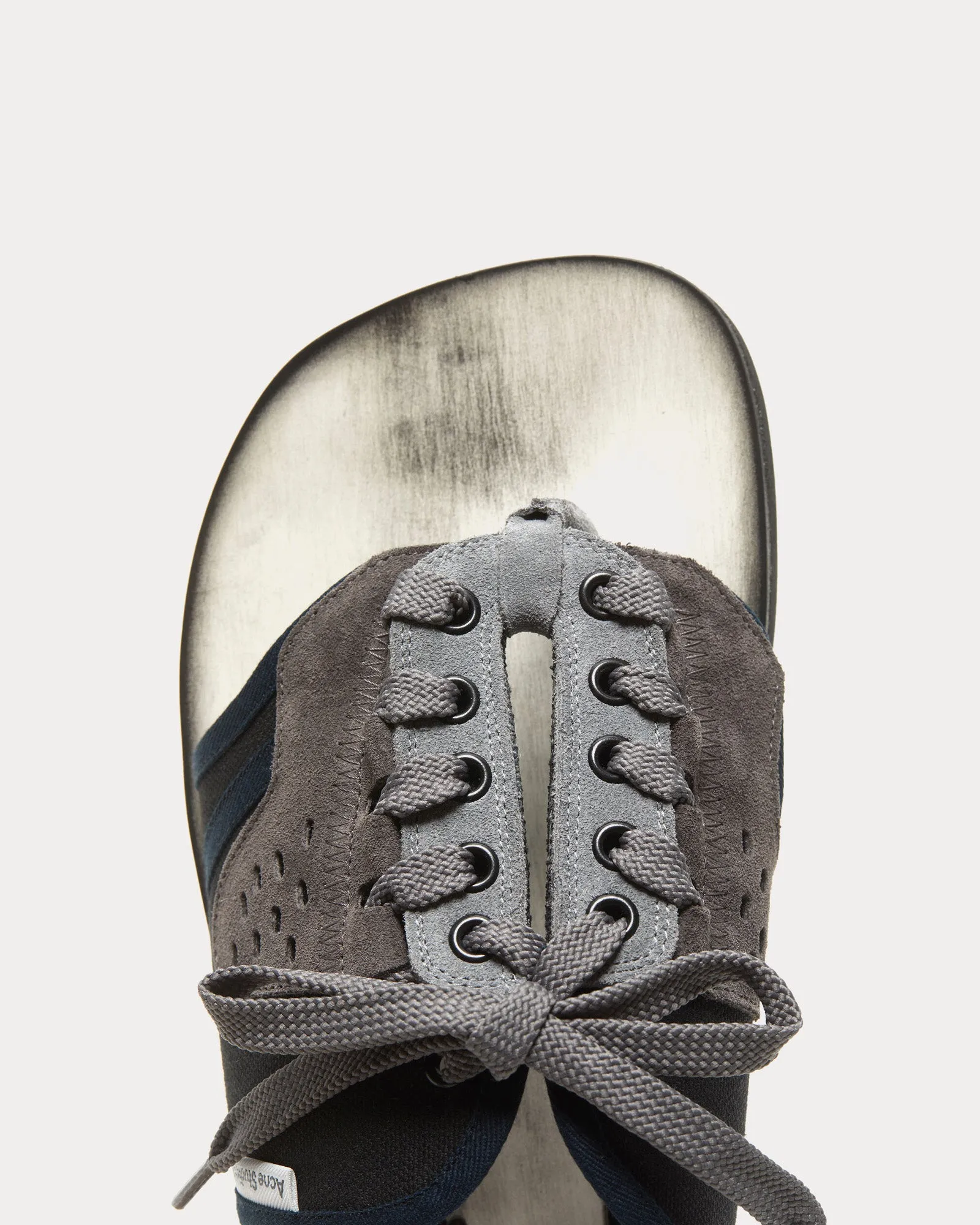 Lace-Up Leather Black Sandals