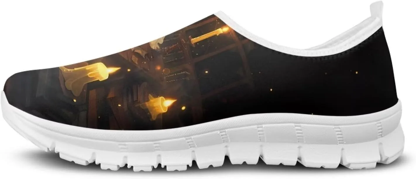 Ladies Lightweight Running Outdoor Sneakers Slip on Yoga Athletic Running Fashion Sports Shoes