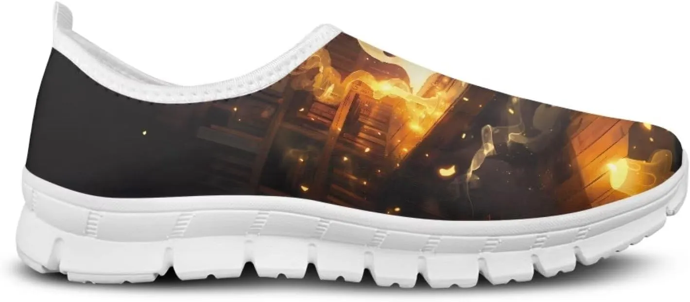 Ladies Lightweight Running Outdoor Sneakers Slip on Yoga Athletic Running Fashion Sports Shoes