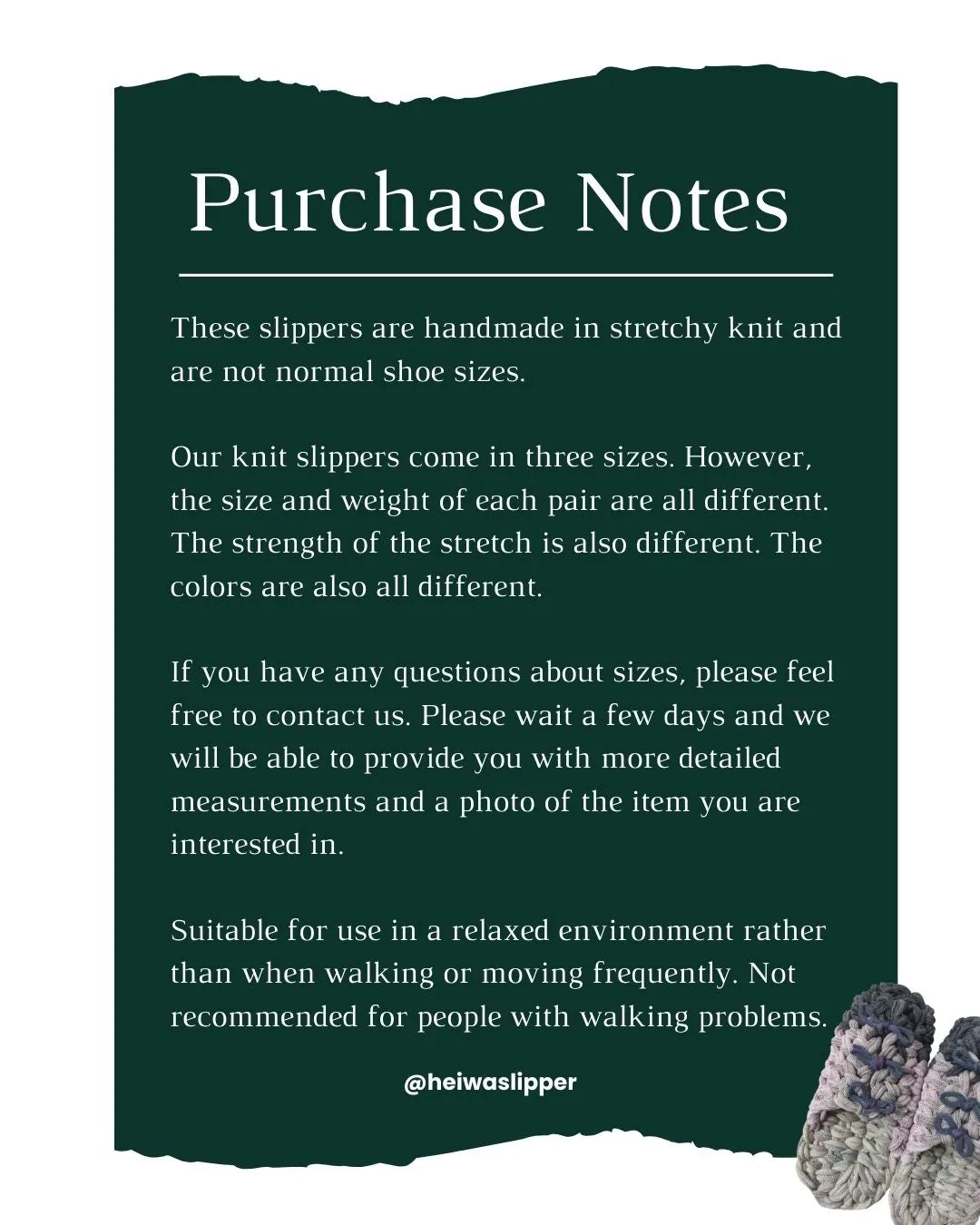Medium | Knit up-cycle slippers 2024-M103 [Medium]