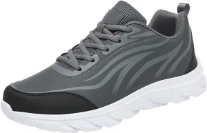Men Slip on Walking Shoes Comfort Memory Foam Ultra Lightweight Breathable Fashion Sneakers Non Slip Travel Jogging Workout Tennis Shoes Wide Width