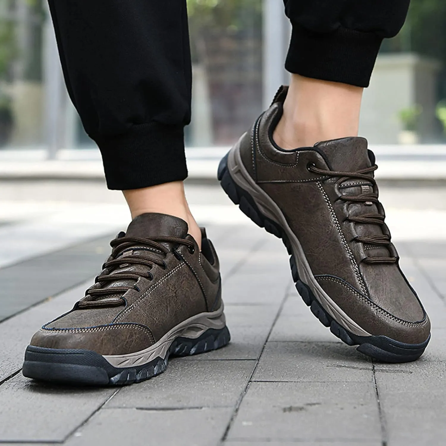 Men Slip on Walking Shoes Comfortable Memory Foam Breathable Fashion Sneakers Non Slip Arch Support Cushioning Training Gym Shoes Wide Width