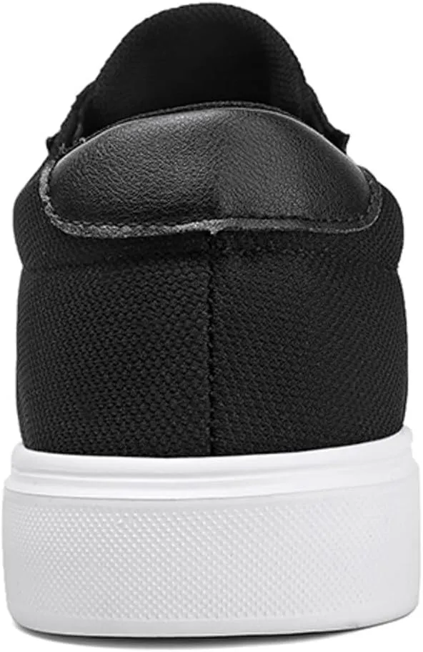 Men Slip on Walking Shoes Comfortable Memory Foam Breathable Mesh Fashion Sneakers Non Slip Arch Support Vacation Training Gym Shoes Wide Width