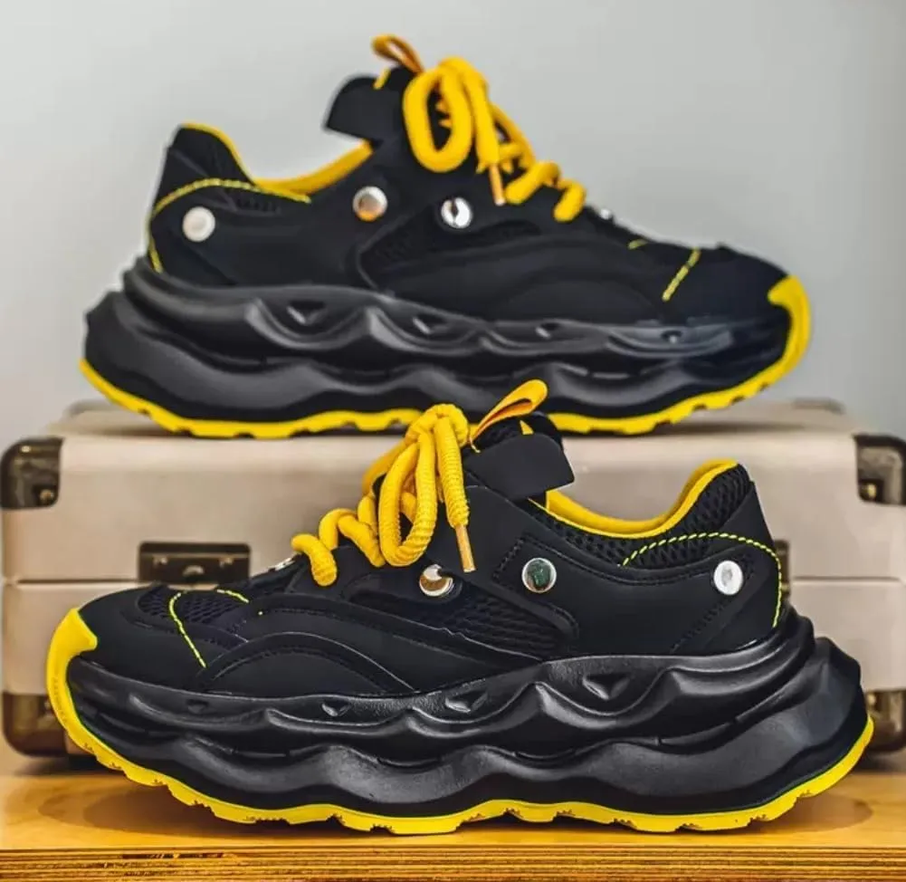 Men's Walking Chunky Sneakers Non Slip Workout Gym Shoes Casual Shoes for Men Lightweight Cushioning Walking Footwear for Women Men