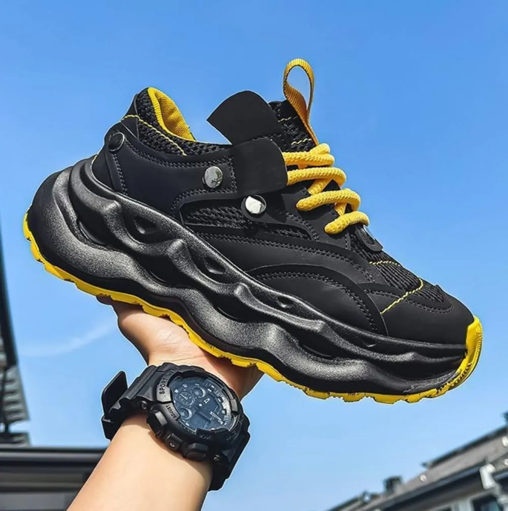 Men's Walking Chunky Sneakers Non Slip Workout Gym Shoes Casual Shoes for Men Lightweight Cushioning Walking Footwear for Women Men