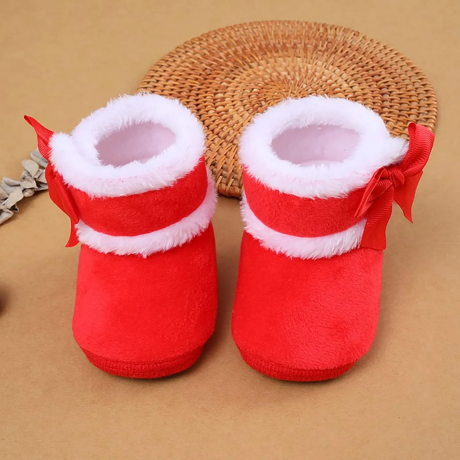 Newborn Shoes for Girls,Baby Girls Boys Warm Shoes Soft Booties Infant Toddler Warming and Fashion Snow Boots Shoes