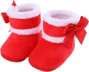Newborn Shoes for Girls,Baby Girls Boys Warm Shoes Soft Booties Infant Toddler Warming and Fashion Snow Boots Shoes