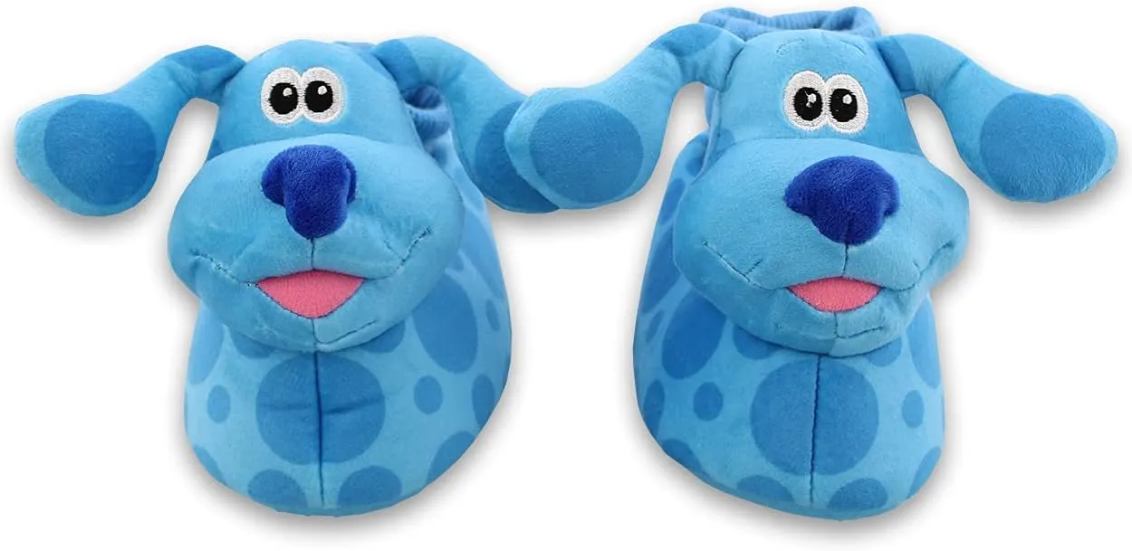 Nickelodeon Blue's Clues & You Toddler Plush 3D Sock Top Slippers