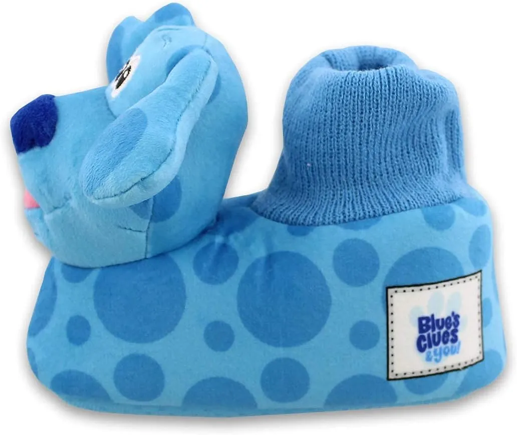 Nickelodeon Blue's Clues & You Toddler Plush 3D Sock Top Slippers