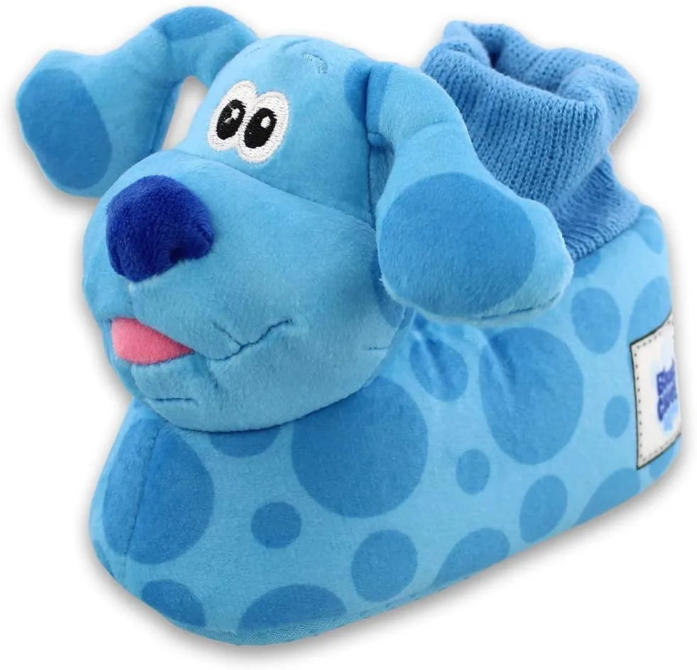 Nickelodeon Blue's Clues & You Toddler Plush 3D Sock Top Slippers
