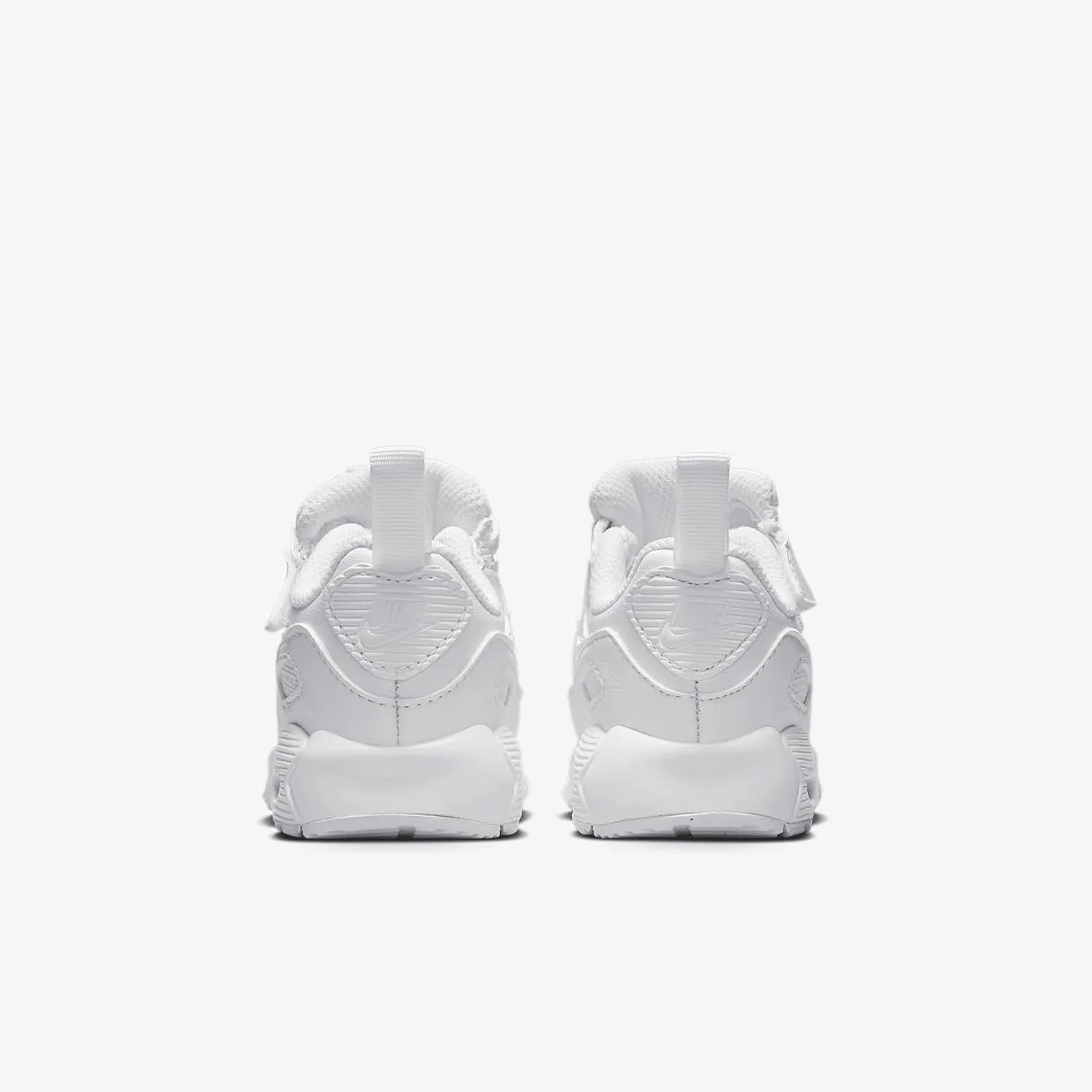 Nike Air Max 90 EasyOn Baby/Toddler Shoes (IH1418-133, White/Metallic Silver/White)